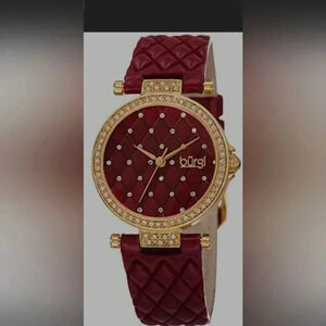 Burgi -Swarovski Crystal Watch NWT